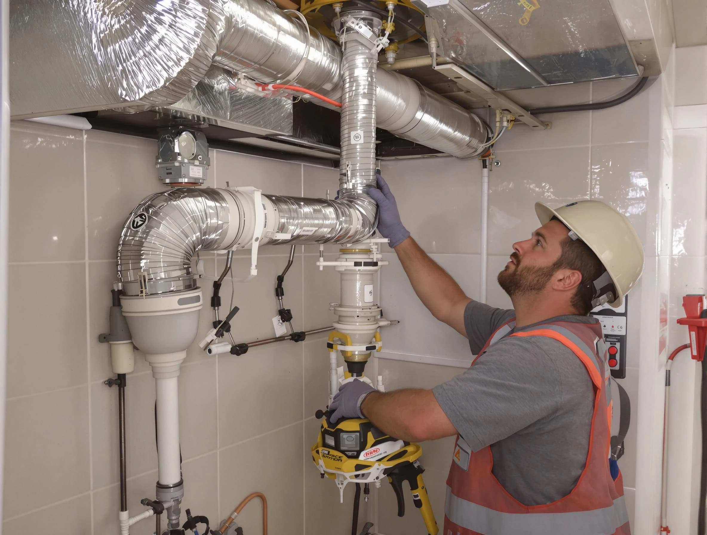 Edgewood Dryer Vent Cleaning expert performing professional dryer vent repair and installation in Edgewood