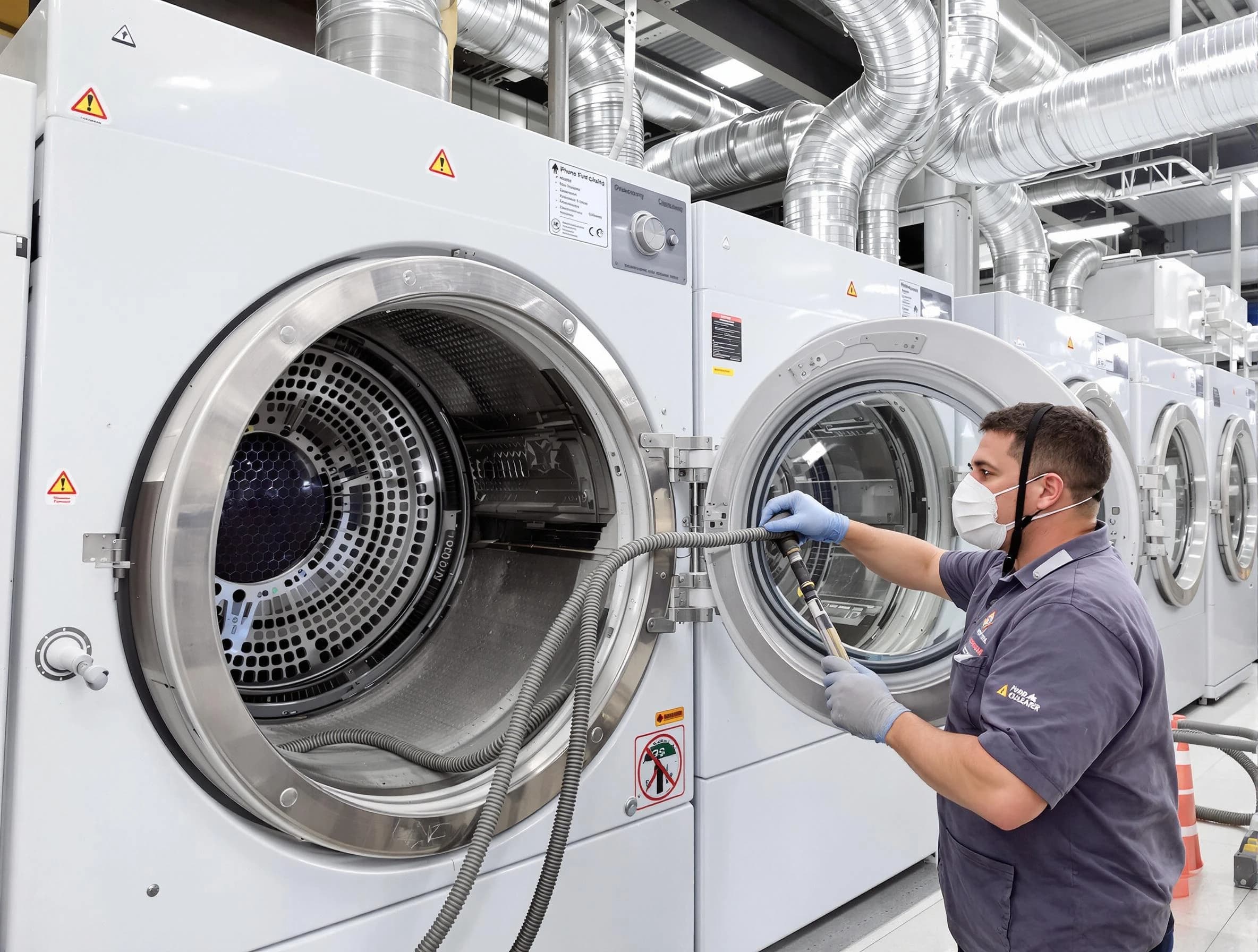 Industrial-grade dryer vent cleaning by Edgewood Dryer Vent Cleaning in Edgewood