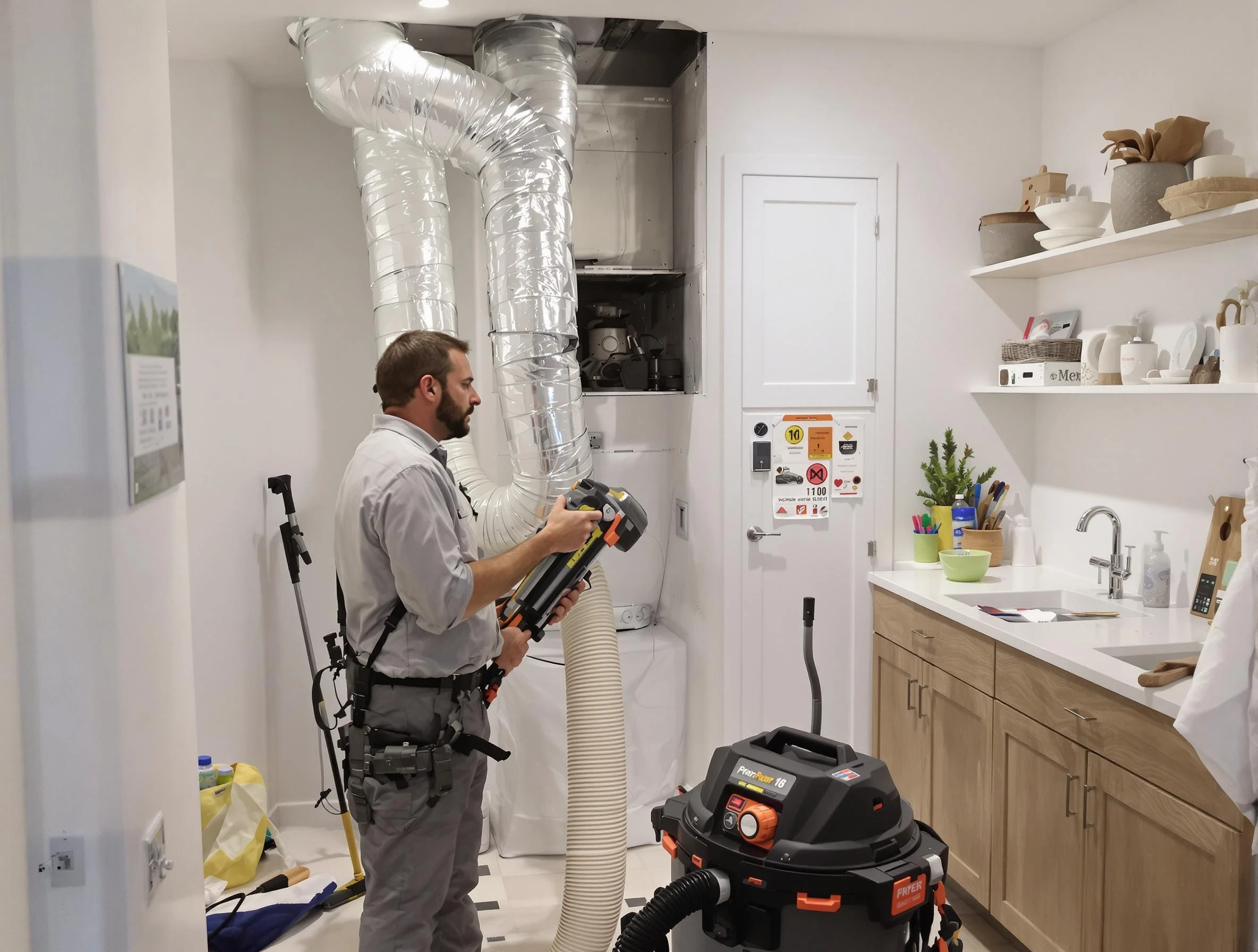 Clogged Dryer Vent Cleaning in Edgewood