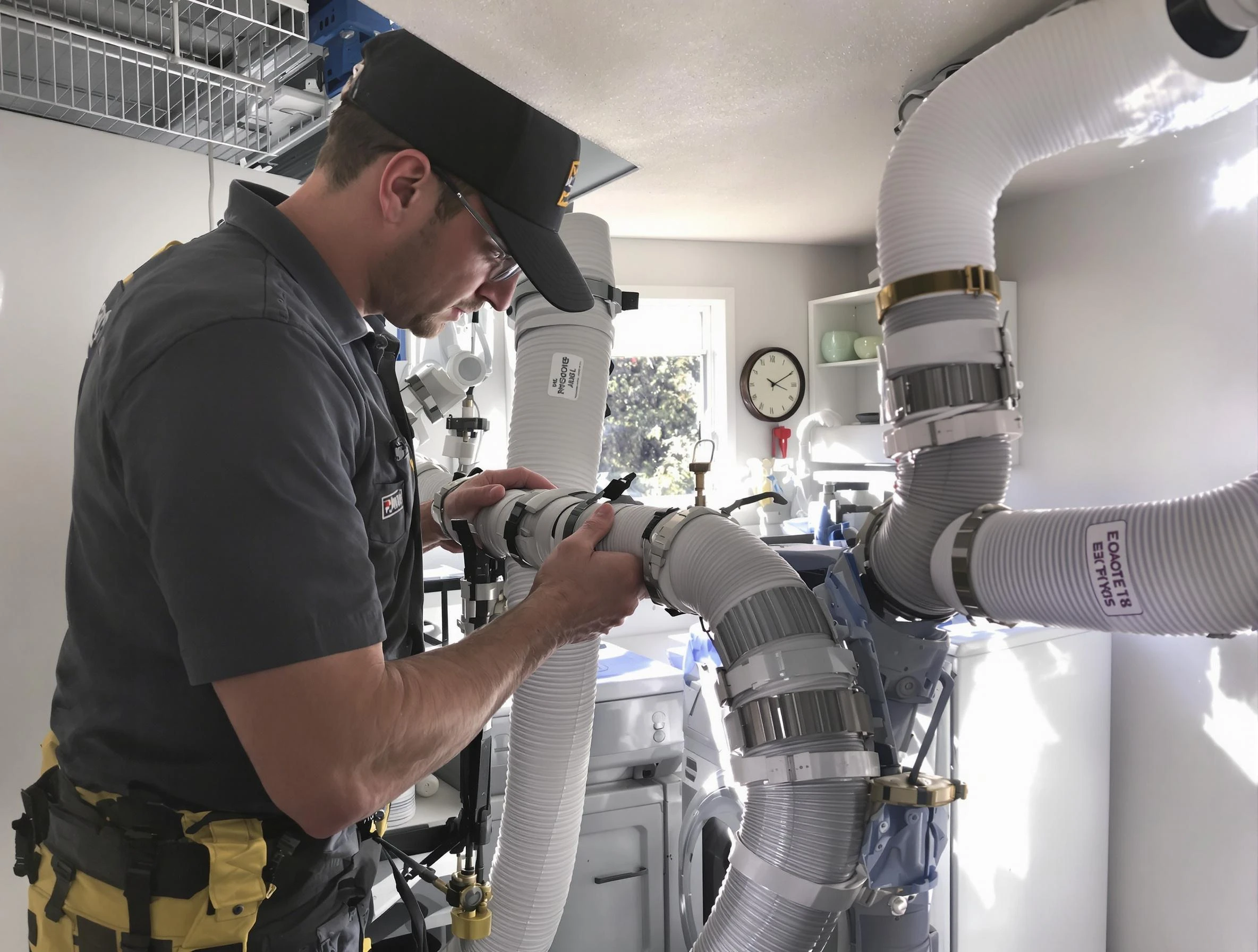 Dryer Vent Hose Installation in Edgewood