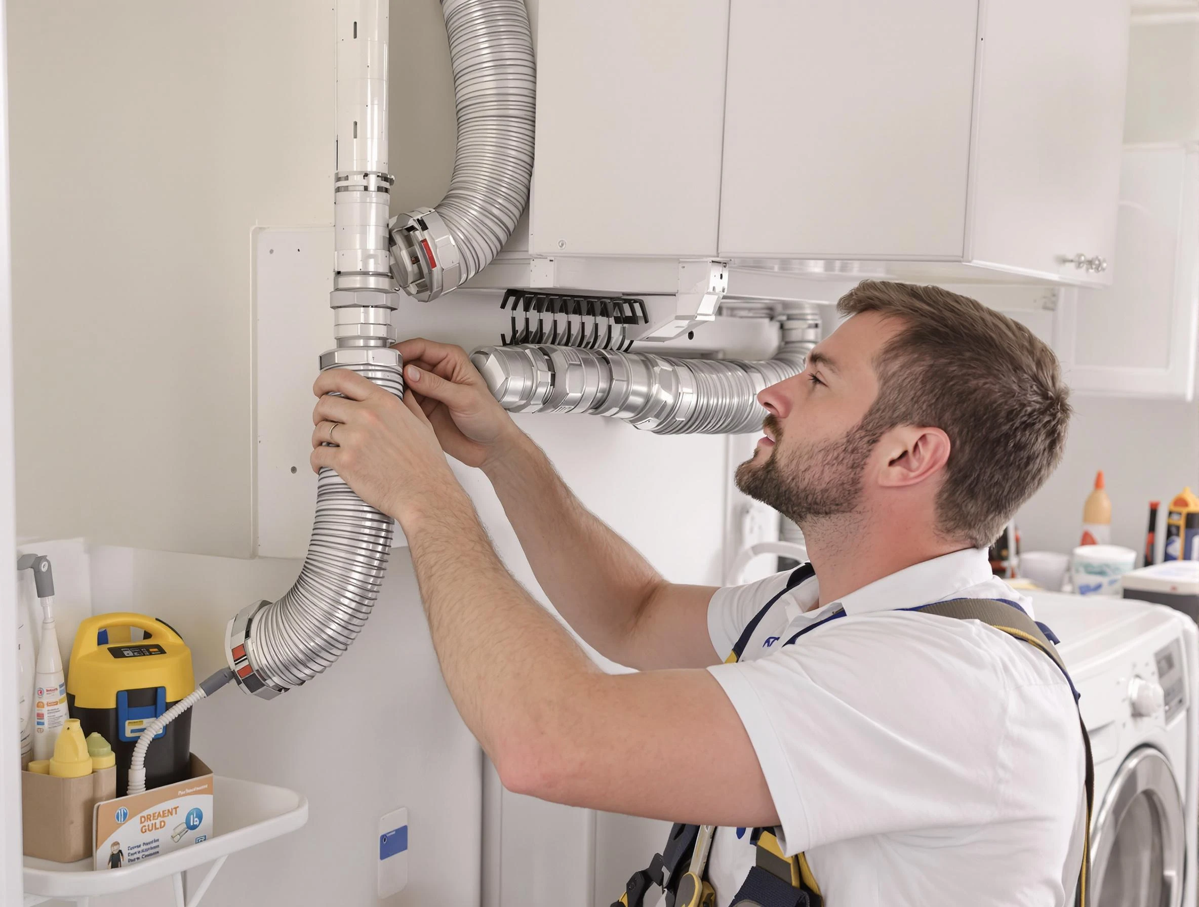 Professional dryer vent repair and installation by Edgewood Dryer Vent Cleaning in Edgewood
