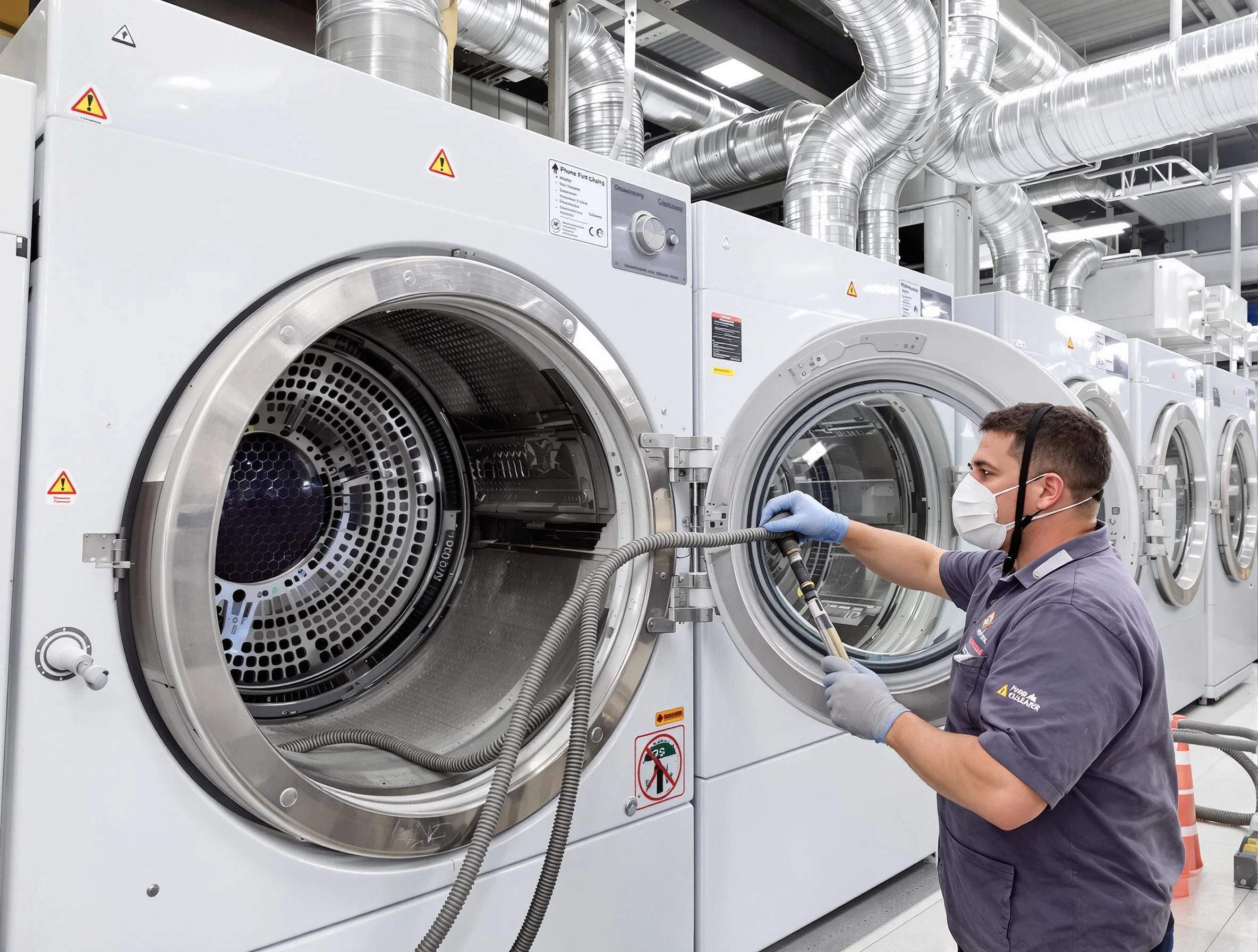 Industrial-grade dryer vent cleaning by Edgewood Dryer Vent Cleaning in Edgewood